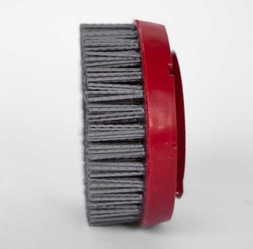 ESCOVA SILICATO REDONDA 125MM CARACOL-M14 #0046